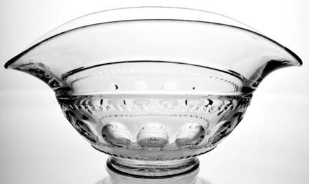 King's Crown-Clear Banana Bowl