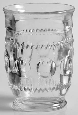 King's Crown-Clear Flat Tumbler