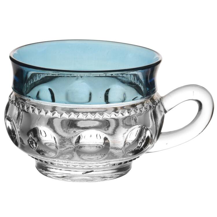 King's Crown-Blue Flashed (Top Only) Snack Cup for Snack Plate