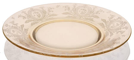 La Fleure Yellow (Stem 15024) Luncheon Plate