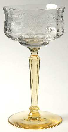 La Salle Yellow Champagne/Tall Sherbet