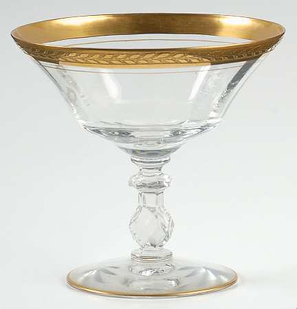 Laurel (Gold Encrust) Low Sherbet