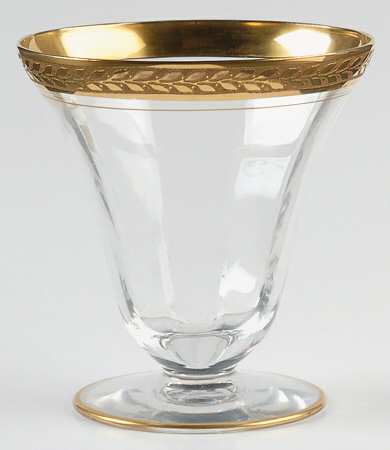 Laurel (Gold Encrust) Oyster or Fruit Cocktail