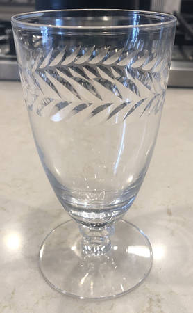 Laurel Wreath 9 Oz Footed Tumbler