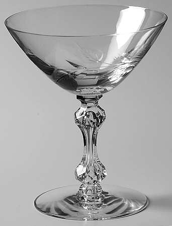 Lenox Lyric Clear (No Trim) Champagne/Tall Sherbet