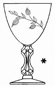 Lenox Lyric Clear (Gold Design) by Tiffin-Franciscan