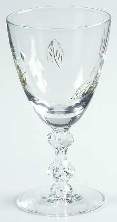 Lenox Lyric Clear (Gold Design) Wine Glass