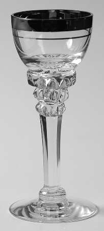 Lemar (Platinum Trim) Cordial Glass