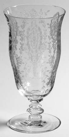 Love Lace (Etched) Footed Tumbler