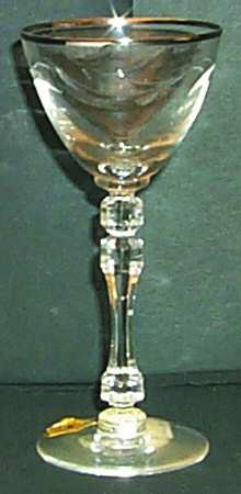Lyndley (Platinum Trim) Cordial Glass