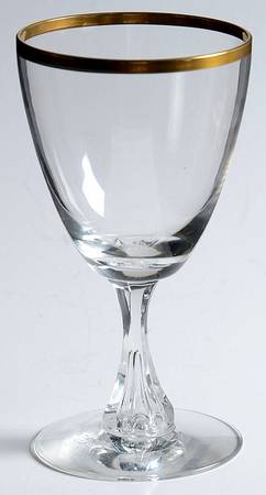 Lynbrooke (Gold Trim) Wine Glass