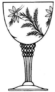 Mariposa Water Goblet