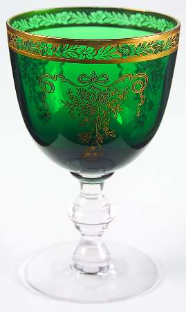 Melrose Green (Stem 17394, Gold Encrusted) by Tiffin-Franciscan