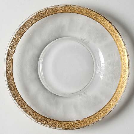 Melrose Clear (Stem 17356, Gold Encrusted) Bread & Butter Plate