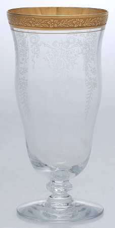 Melrose Clear (Stem 17356, Gold Encrusted) Iced Tea