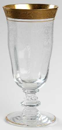 Melrose Clear (Stem 17358, Gold Encrusted) Juice Glass