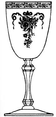 Melrose Clear (Stem 17453, Gold Encrusted) by Tiffin-Franciscan