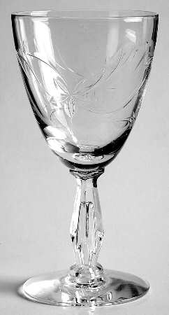 Misty Leaf Wine Glass
