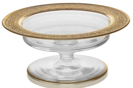 Minton Clear (Stem 14196) Footed Open Nut Dish
