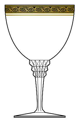 Minton Clear (Stem 17507) by Tiffin-Franciscan