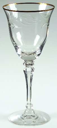 Minuette Gold Wine Glass