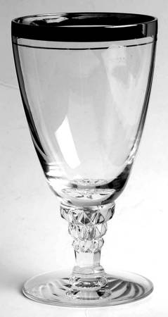 Miramar (Platinum Trim) Juice Glass