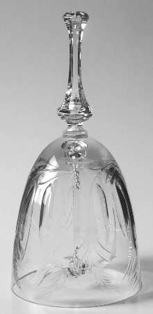 Moss Rose Bell Made From Goblet