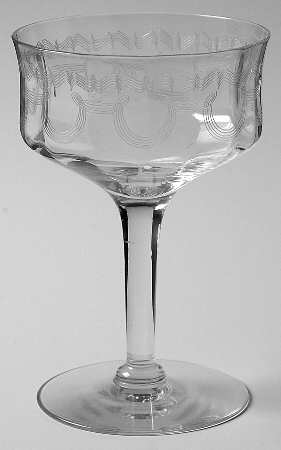 NE297 Clear Champagne/Tall Sherbet
