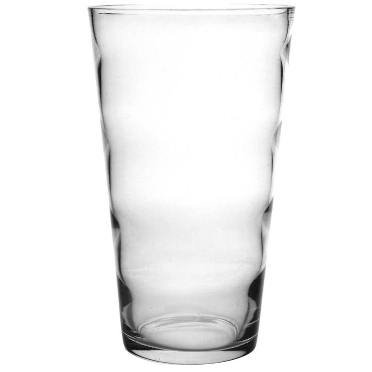 Optic Clear Flip Flower Vase
