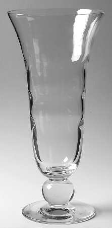 Optic Clear 12" Flared Vase