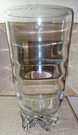 Optic Clear 11" Flower Vase