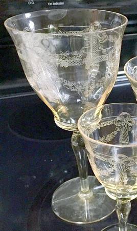 Paulina Mandarin Yellow (Stem 15042) Water Goblet