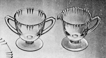Pearl Edge Clear Creamer