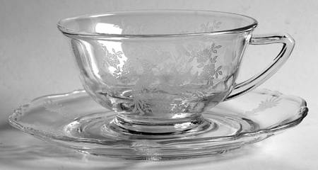 Persian Pheasant (Stem 17358, Optic) Cup & Saucer Set