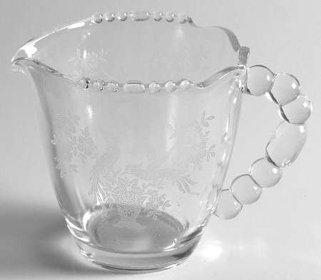 Persian Pheasant (Stem 17358, Optic) Creamer