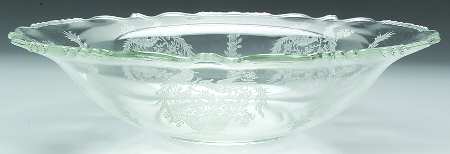 Persian Pheasant (Stem 17358, Optic) 13" Flared Bowl
