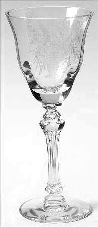 Persian Pheasant (Stem 17358, Optic) Wine Glass