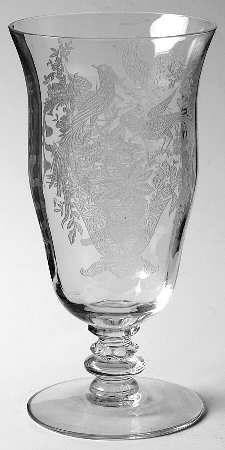 Persian Pheasant (Stem 17358, Optic) Footed Tumbler