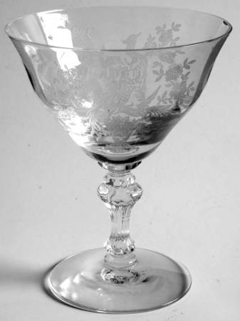 Persian Pheasant (Stem 17358, Optic) Low Sherbet