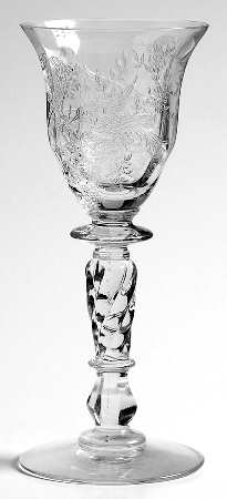 Persian Pheasant Clear (Stem 15037) Cordial Glass