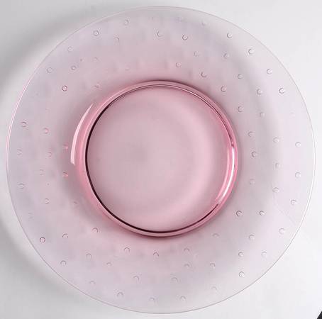 Pink Rain Luncheon Plate