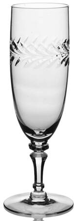 Priscilla Clear (Polished Cut) Fluted Champagne