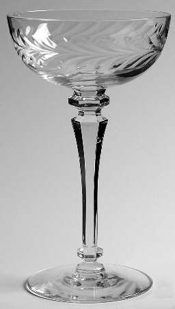 Priscilla Clear (Polished Cut) Champagne/Tall Sherbet