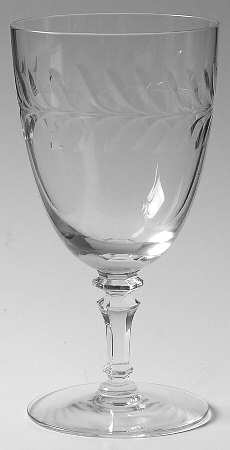 Priscilla Clear (Polished Cut) Low Water Goblet
