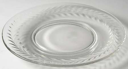 Priscilla Clear (Polished Cut) Luncheon Plate