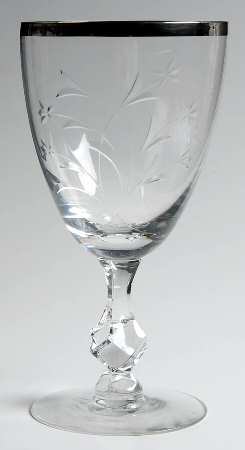 Princess Margaret (Platinum Trim) Water Goblet