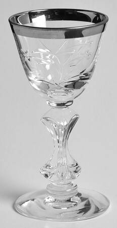Princess Rose (PlatinumTrim) Cordial Glass