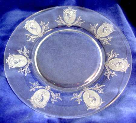 Psyche Clear (Stem 15039) Luncheon Plate