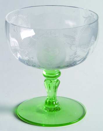 Psyche Green (Stem 15016) Low Sherbet
