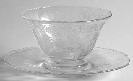 Queen Astrid (Stem #17351) Mayonnaise Bowl and Underplate